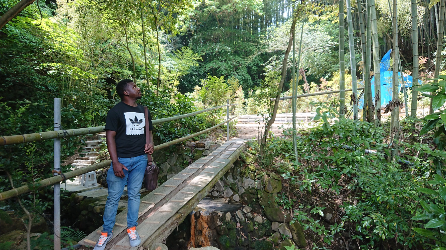 Man In Beppu Hot Springs